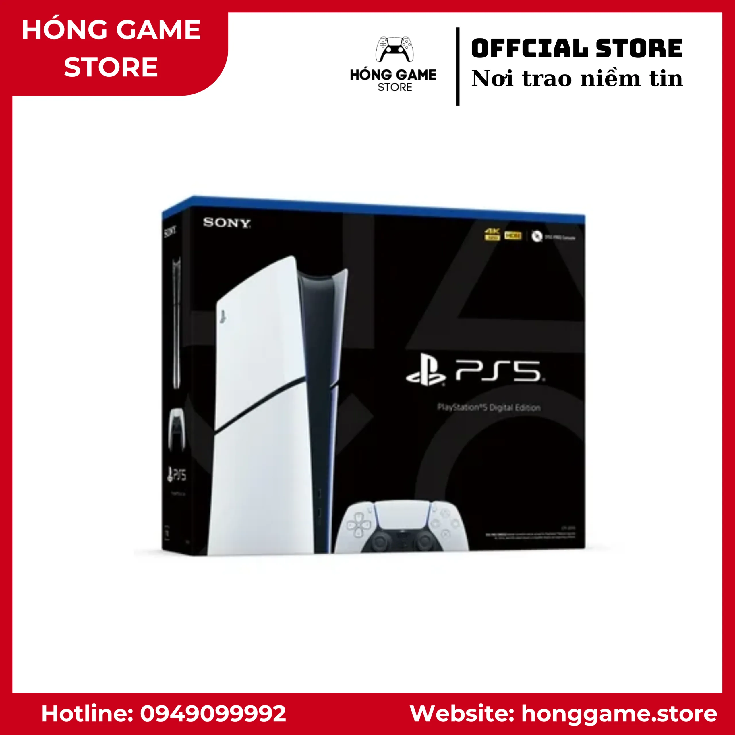 MÁY CHƠI GAME PLAYSTATION 5 SLIM DIGITAL NHẬP KHẨU