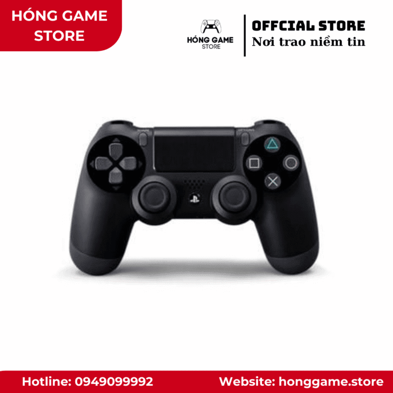Tay cầm PS4 DualShock 4 đen bản Slim Pro Like New
