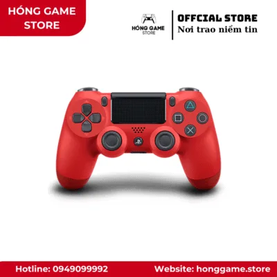 Tay cầm PS4 Slim/Pro (Đỏ) - LIKE NEW