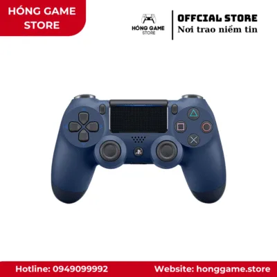 Tay cầm PS4 Slim/Pro (Xanh Đen) - LIKE NEW