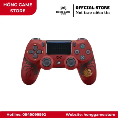 Tay cầm PS4 Slim/Pro (Limited Monster Hunter World) - LIKE NEW