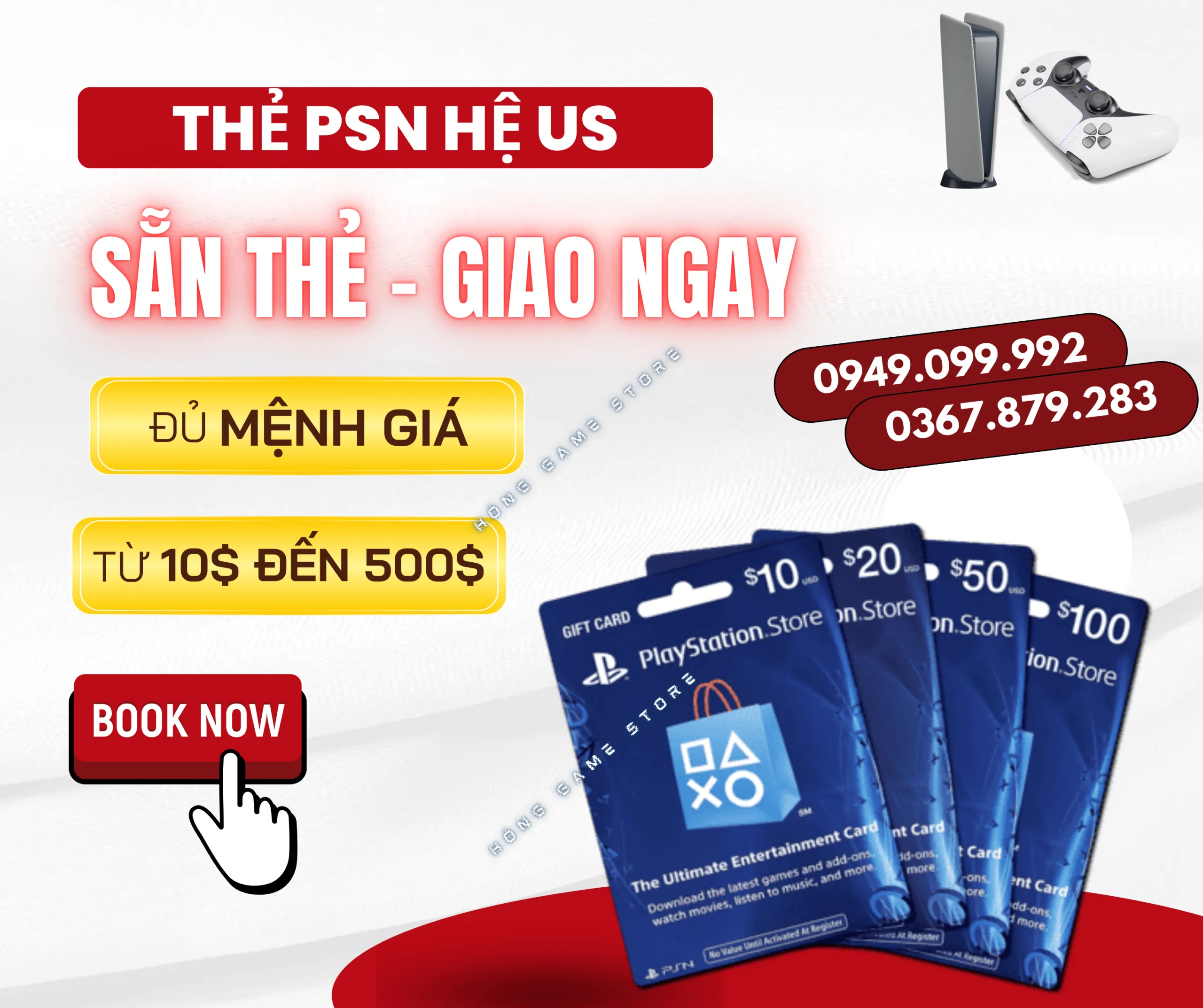 THẺ NẠP TIỀN PSN, ESHOP