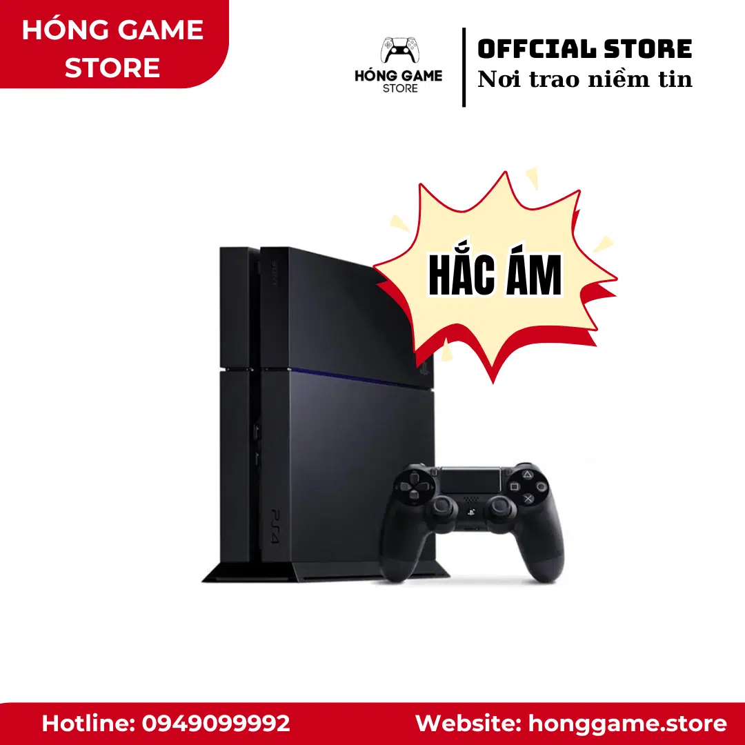 MÁY PS4 FAT 1TB - HẮC ÁM - ĐÃ QUA SỬ DỤNG