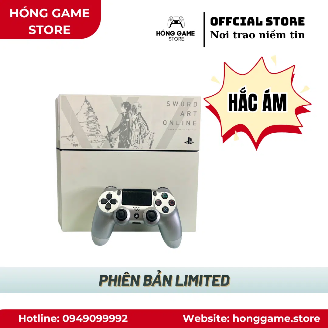 MÁY PS4 FAT 500GB – HẮC ÁM - LIMITED GAME DIRECTOR’S EDITION