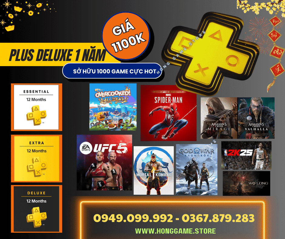 Thẻ PlayStation Plus Essential Extra Deluxe Premium giá tốt