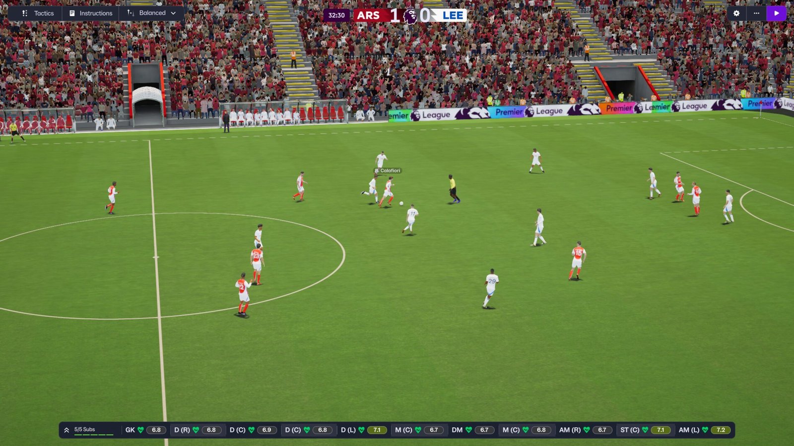 Ảnh trong game Football Manager 26 Console trên PS5