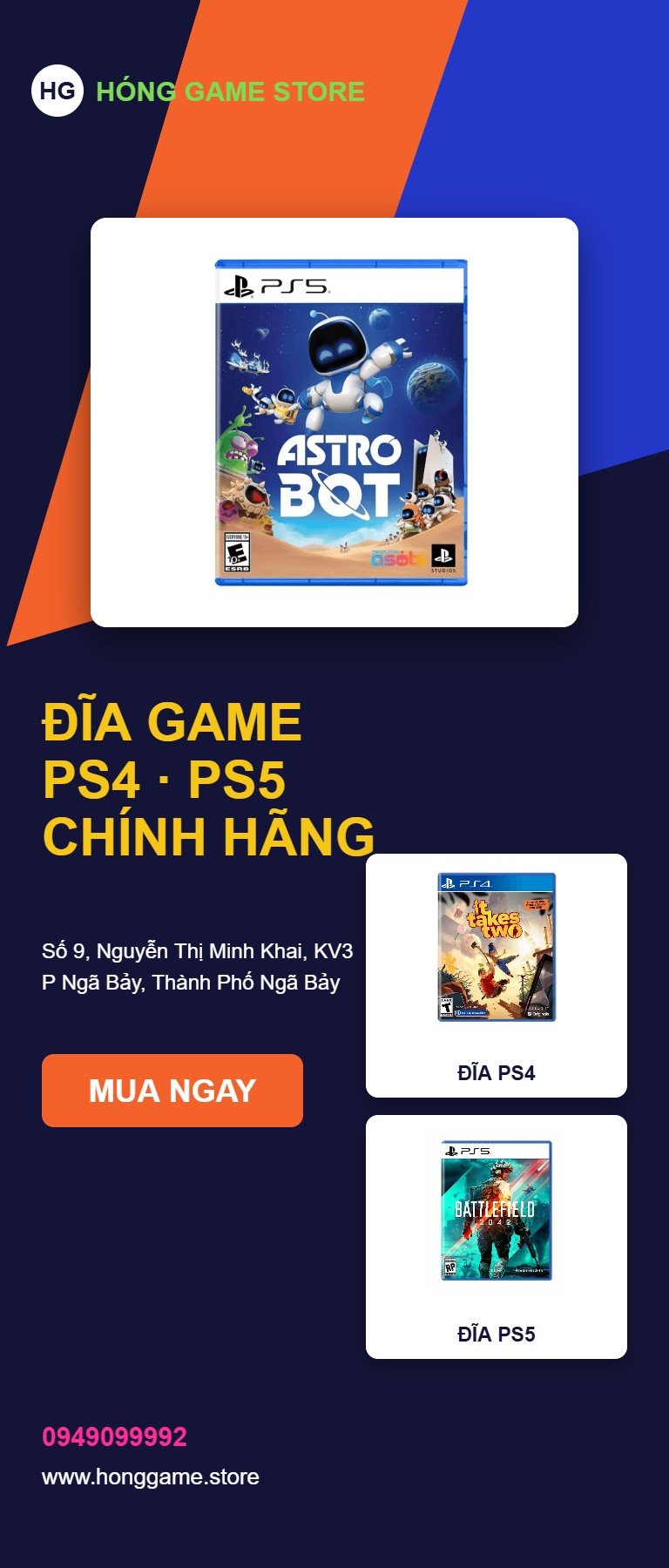 Đĩa game PS4 PS5 chính hãng - Hóng Game Store