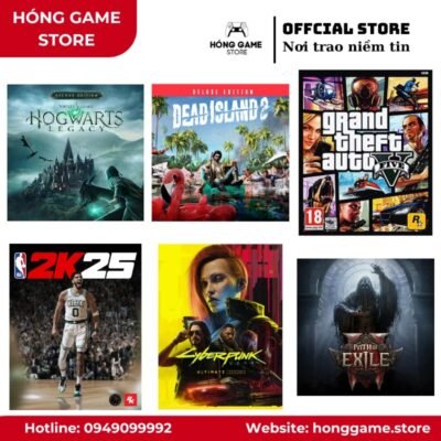 COMBO 10 GAME – Hogwarts Legacy, Dead Island 2, Grand Theft Auto V... (PS4/PS5) [DIGITAL]
