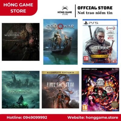 COMBO 12 GAME – Black Myth: Wukong Digital Deluxe Edition, God of War... (PS5) [DIGITAL]