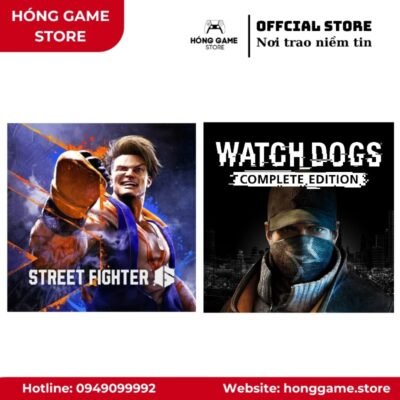COMBO 2 GAME – Street Fighter 6 Deluxe Edition, WATCH_DOGS COMPLETE EDITION (PS4/PS5) [DIGITAL]
