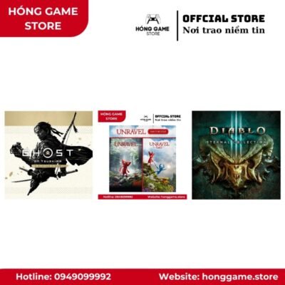 COMBO 3 GAME – Ghost of Tsushima DIRECTOR’S CUT, Unravel Yarny Bundle... (PS4/PS5) [DIGITAL]