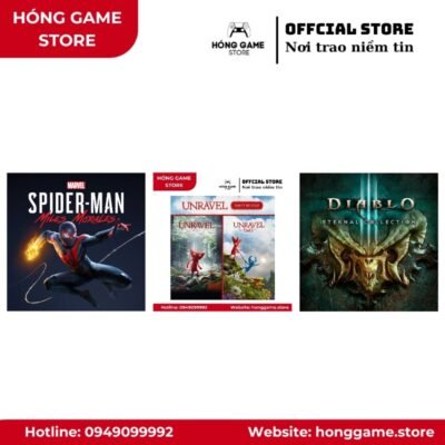 COMBO 3 GAME – Marvel's Spider-Man: Miles Morales, Unravel Yarny Bundle... (PS4/PS5) [DIGITAL]