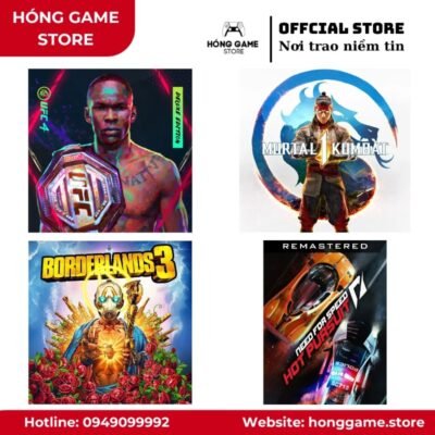 COMBO 5 GAME – UFC 4 Deluxe Edition, Mortal Kombat 11... (PS4/PS5) [DIGITAL]
