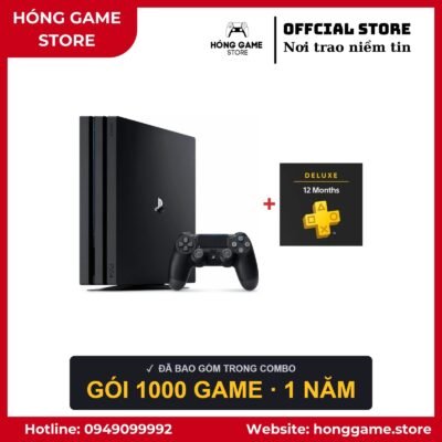 COMBO CAO CẤP – PS4 Pro 1TB tuyển chọn + 1000 game - Hóng Game Store