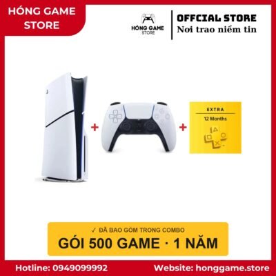 COMBO ĐÁNG MUA – PS5 Slim Ổ đĩa + 500 game - Hóng Game Store