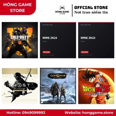COMBO GAME – Call of Duty: Black Ops 4, NBA 2K21, 2K23... (PS4/PS5) [DIGITAL]