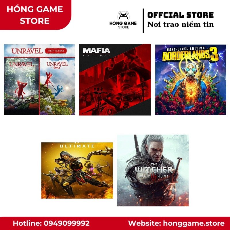 COMBO GAME – Unravel Yarny Bundle (bản1, 2), Mafia: Trilogy 3 phần... (PS4/PS5) [DIGITAL]