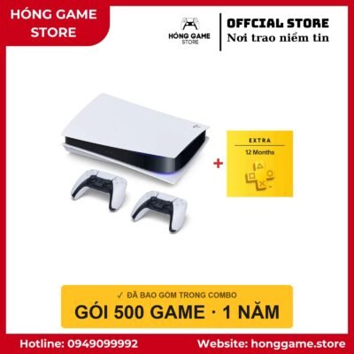 COMBO PS5 Fat Ổ đĩa – 2 tay + 500 game - Hóng Game Store