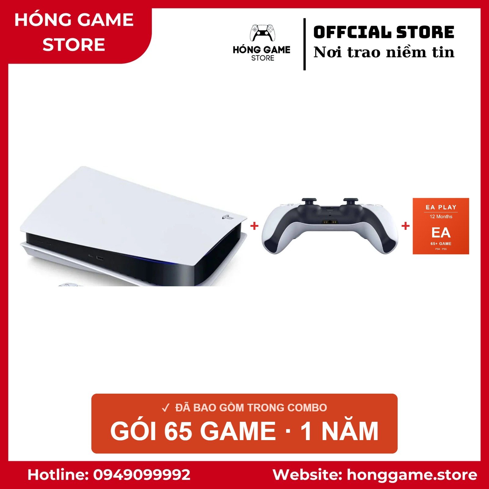 COMBO TIẾT KIỆM – PS5 Fat Digital + 65 game - Hóng Game Store