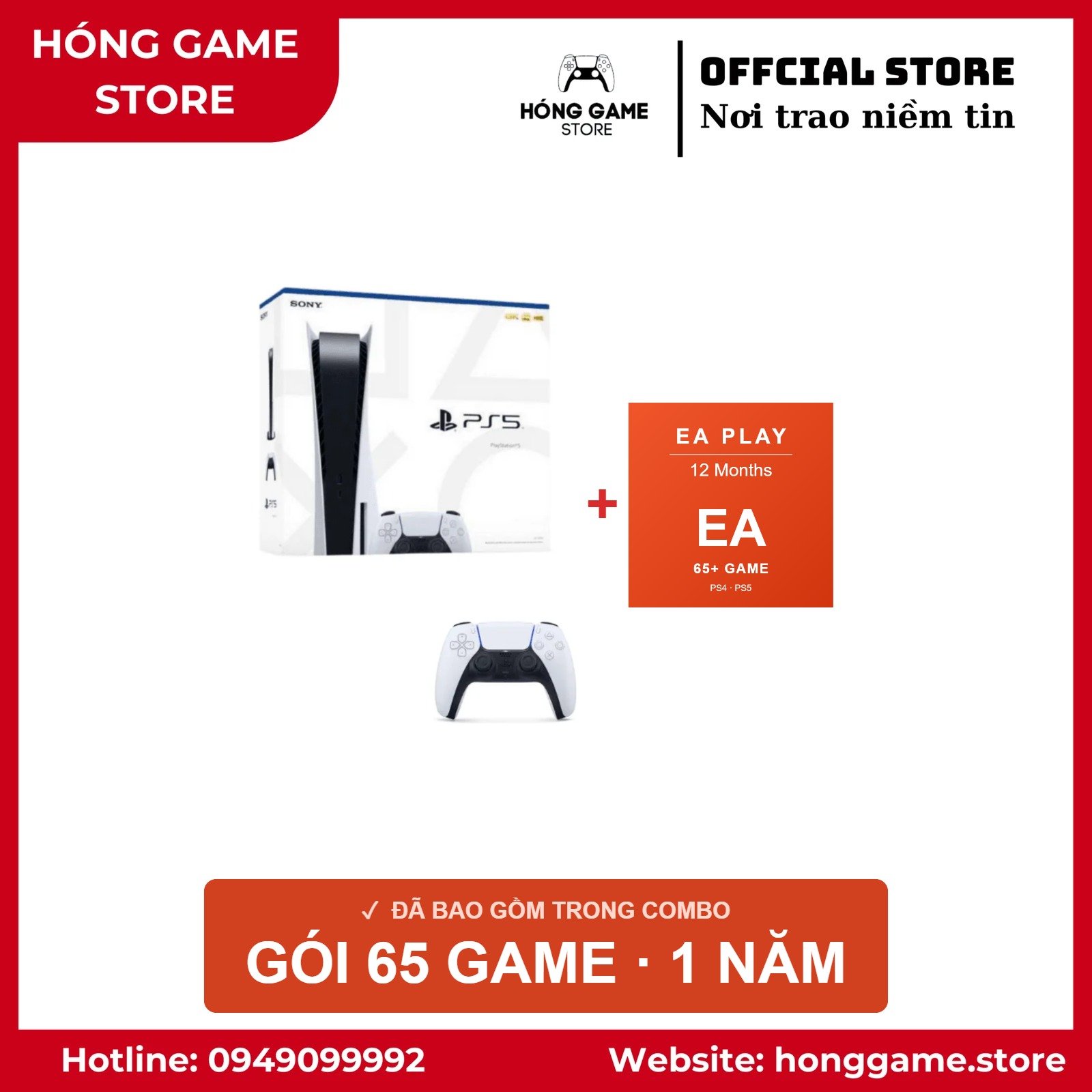 COMBO TIẾT KIỆM – PS5 Fat Digital + 65 game - Hóng Game Store