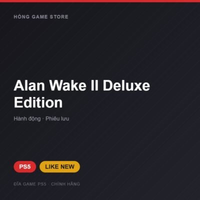 Đĩa game Alan Wake II Deluxe Edition cho PS5 - Hóng Game Store