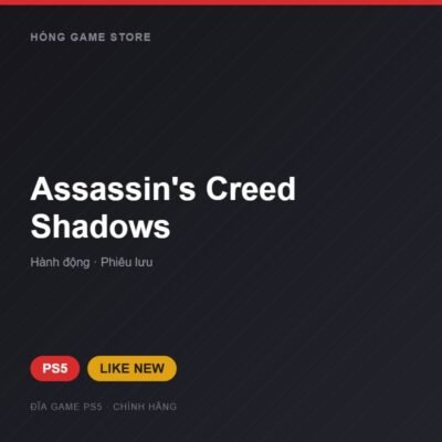 Đĩa game Assassin's Creed Shadows cho PS5 - Hóng Game Store