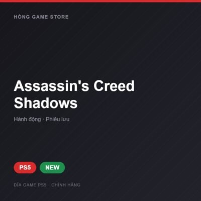 Đĩa game Assassin's Creed Shadows cho PS5 - Hóng Game Store