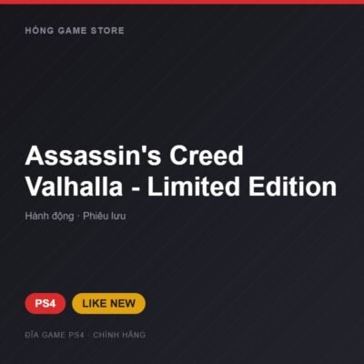Đĩa game Assassin's Creed Valhalla - Limited Edition cho PS4 - Hóng Game Store