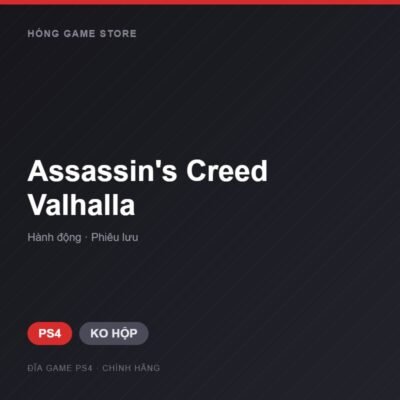 Đĩa game Assassin's Creed Valhalla cho PS4 - Hóng Game Store