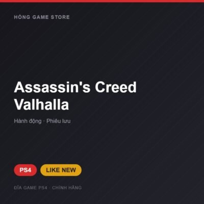 Đĩa game Assassin's Creed Valhalla cho PS4 - Hóng Game Store