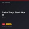 Đĩa game Call of Duty: Black Ops III cho PS4 - Hóng Game Store