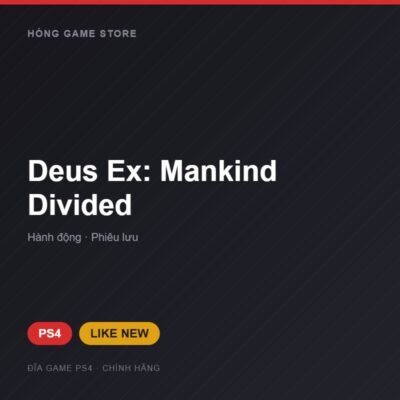 Đĩa game Deus Ex: Mankind Divided cho PS4 - Hóng Game Store