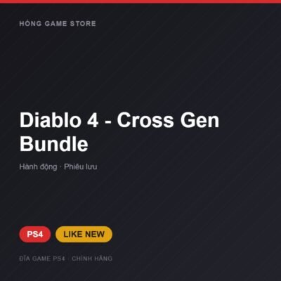 Đĩa game Diablo 4 - Cross Gen Bundle cho PS4 - Hóng Game Store