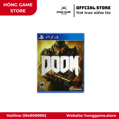 Đĩa game DOOM – PS4 (Like New) - Hóng Game Store