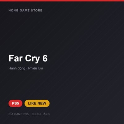 Đĩa game Far Cry 6 cho PS5 - Hóng Game Store