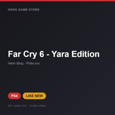 Đĩa game Far Cry 6 - Yara Edition cho PS4 - Hóng Game Store