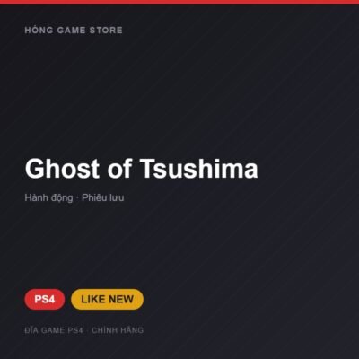 Đĩa game Ghost of Tsushima cho PS4 - Hóng Game Store