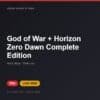 Đĩa game God of War + Horizon Zero Dawn Complete Edition cho PS4 - Hóng Game Store