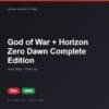 Đĩa game God of War + Horizon Zero Dawn Complete Edition cho PS4 - Hóng Game Store