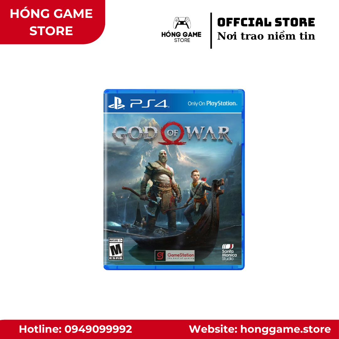 Đĩa game God of War PS4 giá rẻ tại Hóng Game Store