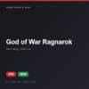 Đĩa game God of War Ragnarok cho PS5 - Hóng Game Store