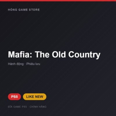Đĩa game Mafia: The Old Country cho PS5 - Hóng Game Store