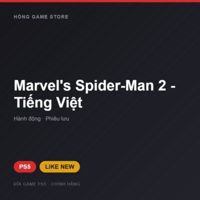 Đĩa game Marvel's Spider-Man 2 - Tiếng Việt cho PS5 - Hóng Game Store