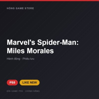 Đĩa game Marvel's Spider-Man: Miles Morales cho PS5 - Hóng Game Store