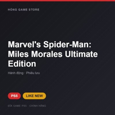 Đĩa game Marvel's Spider-Man: Miles Morales Ultimate Edition cho PS5 - Hóng Game Store