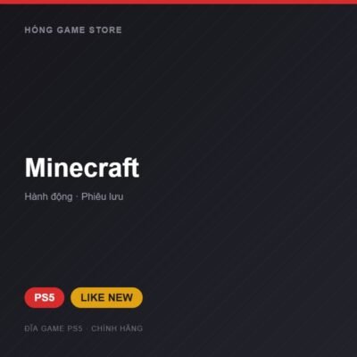Đĩa game Minecraft cho PS5 - Hóng Game Store
