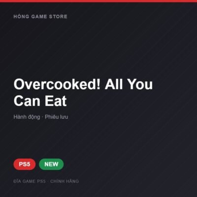 Đĩa game Overcooked! All You Can Eat cho PS5 - Hóng Game Store