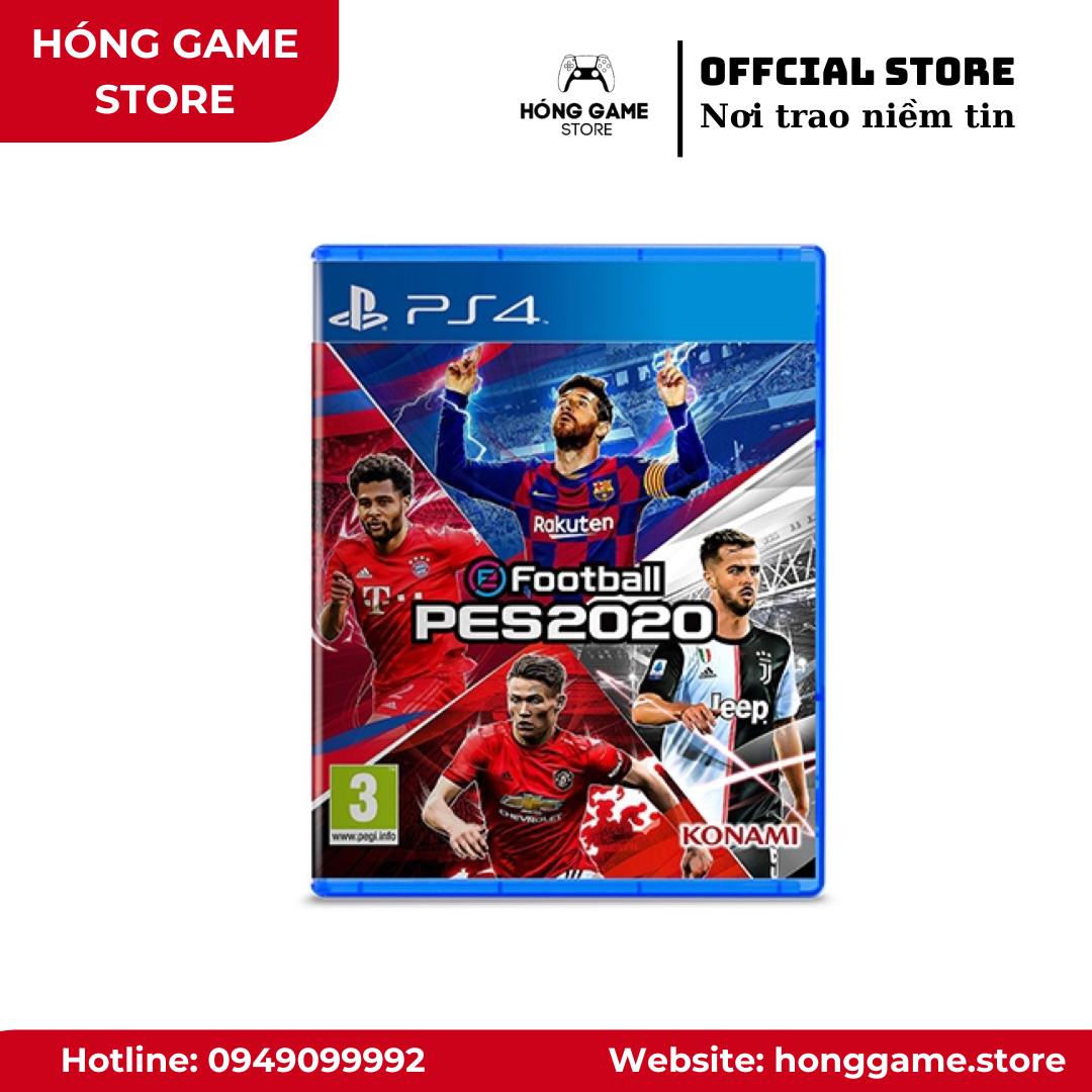 Đĩa game PES 2020 – PS4 (Like New) - Hóng Game Store