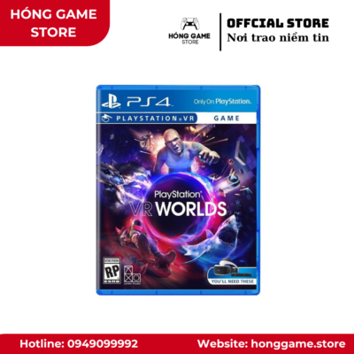 Đĩa game PlayStation VR Worlds – PS4 (Không hộp) - Hóng Game Store