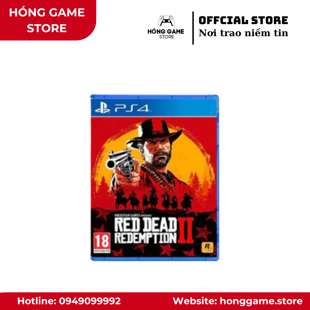 Đĩa game Red Dead Redemption 2 PS4 giá rẻ tại Hóng Game Store